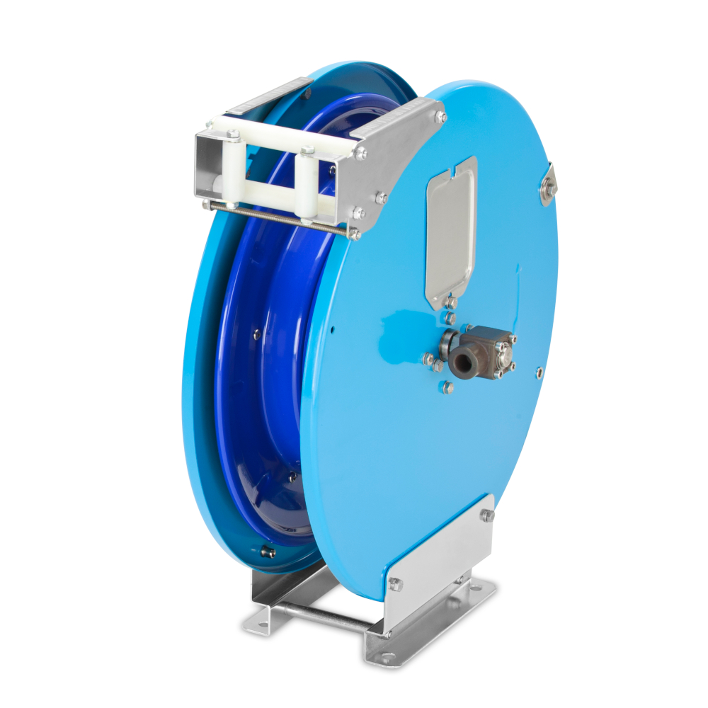 Enrouleur Automatique Pour Tuyau Nettoyeur Haute Pression - Acier, Roulements Inox - 10 à 35 M