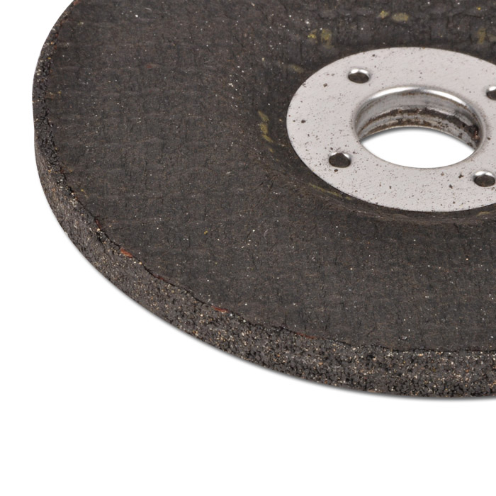 EDMA - Disque abrasif bombé au carbure - grain moyen 24 - Ø 125 mm -  alésage 22,5 mm