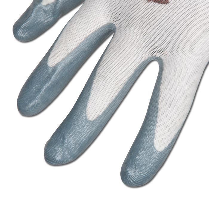 Guanti Da Lavoro Worky 1166 – Rivestimento In Nitrile Con Punti – Taglia 7 – Antiscivolo E Resistenti