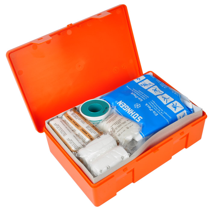 First aid kit - KIEL - filled - acc. to DIN 13157 - plastic