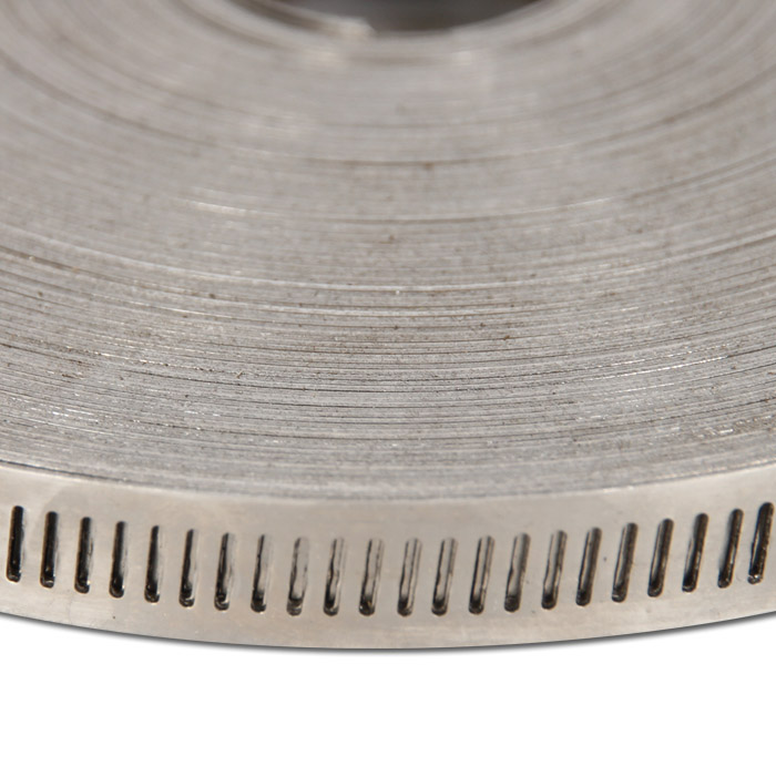 Collier de serrage Inox bande ajourée sans fin largeur 13 mm – bobine de 30m