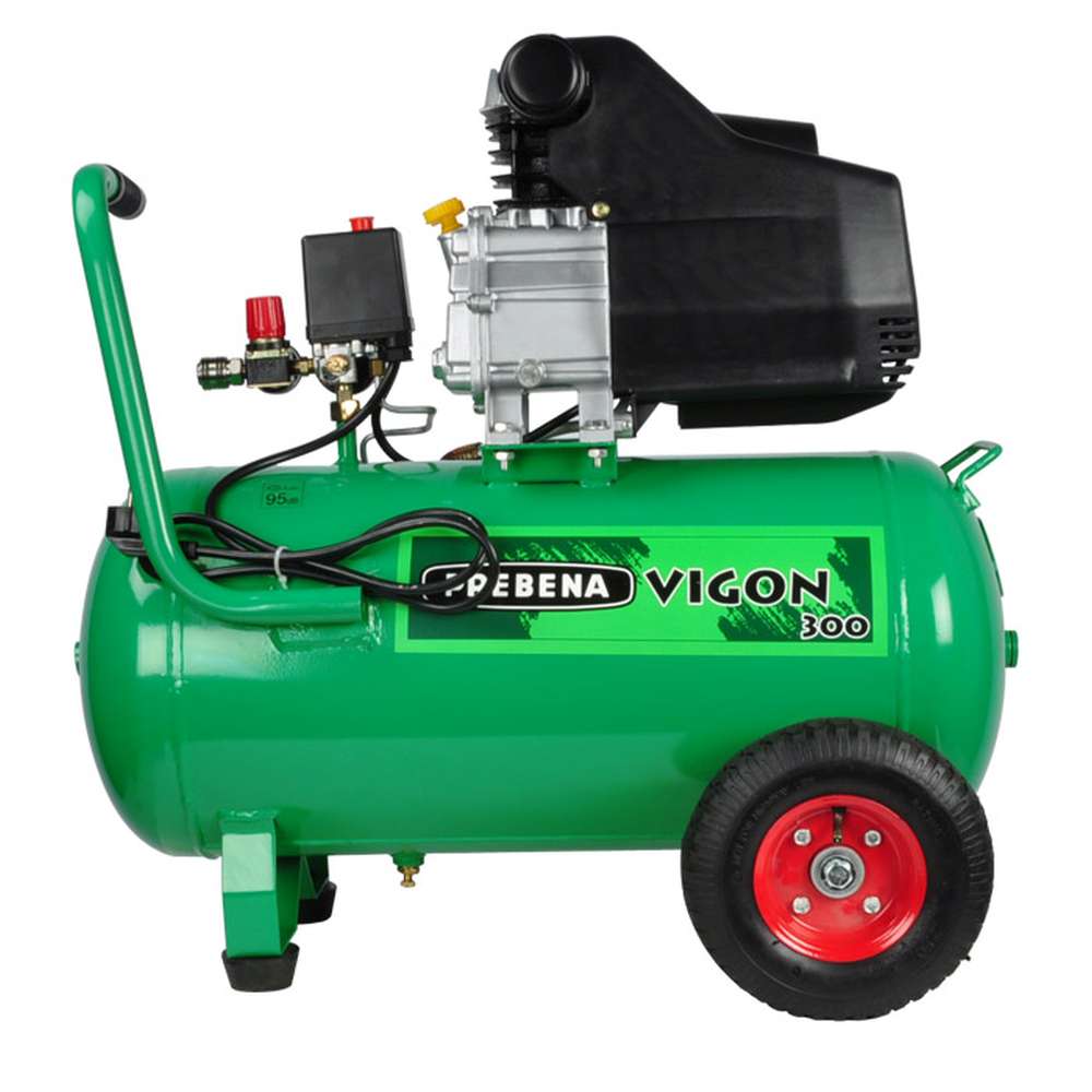 Luftbereifte Räder Prebena Kolbenkompressor VIGON 300 Kompressor 300l/min inkl 