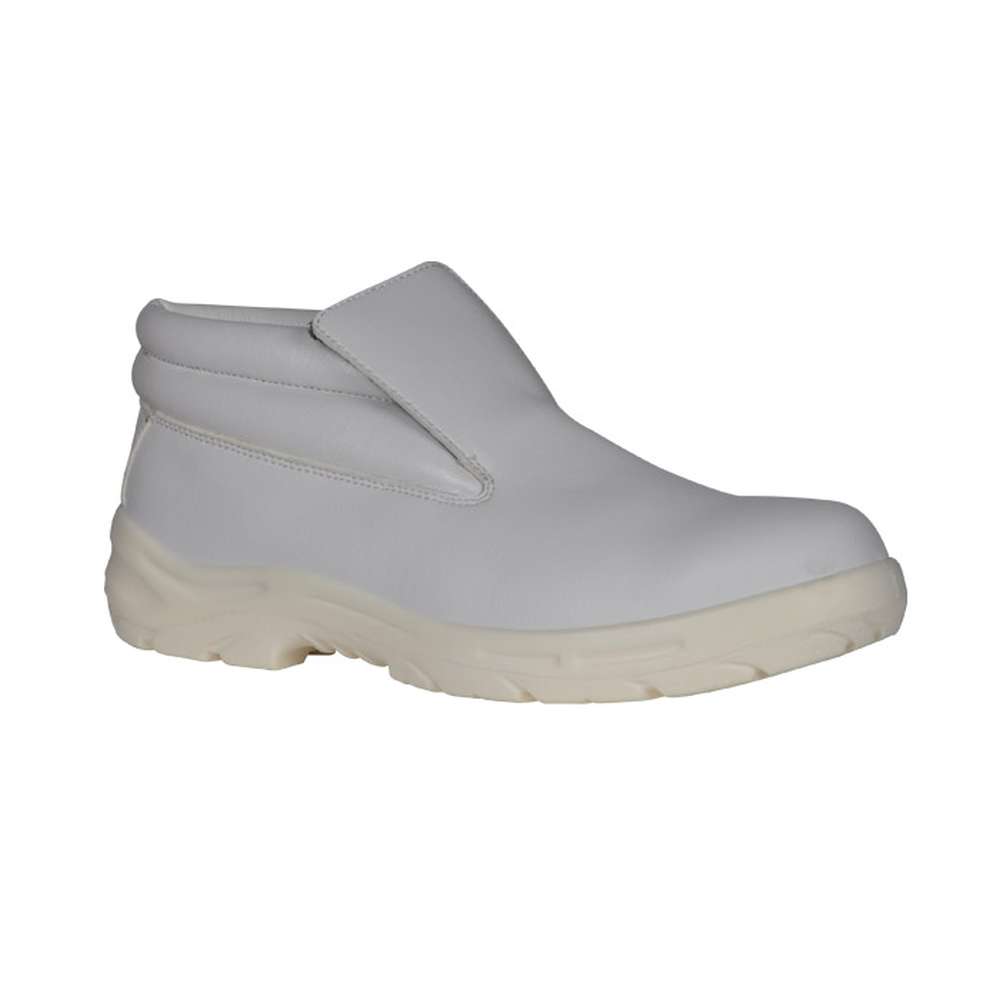 Agurk dyb syndrom Slippers støvler "Lesi" - skaft fra mikrofiber - farve hvid - standard EN  ISO20345 S