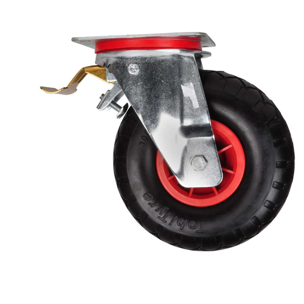 Roulettes Polyuréthane 70x60 Mm Pour Chariot - Charge 320 Kg - Résistantes Chimiques Et Températures -17 à 80°C