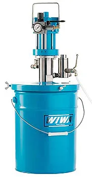 Spritzgeräte der Reihe "WIWA PROFIT" mit FARBBEHÄLTER - für Materialien mit nied