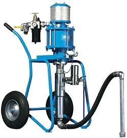 Spritzgeräte der Reihe "WIWA Professional" mit FAHRGESTELL - für Materialien mit