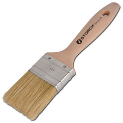 Flat pensel - lyse Kina svinebust - Profesjonell kvalitet - 30-100 mm bred