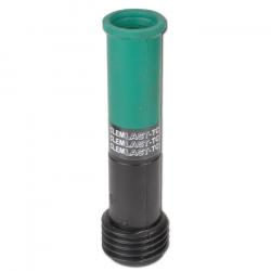 Boquilla chorro de arena carburo de tungsteno larga - Rosca cordón - Boquilla Ø 12,5 mm - Longitud 225 mm - Entrada 32 mm