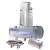 Serbatoi d'aria compressa in acciaio inox