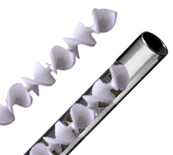 M&eacute;langeur statique PMS 3 - tubes en acier inoxydable avec &eacute;l&eacute;ments Teflon - embouts droits