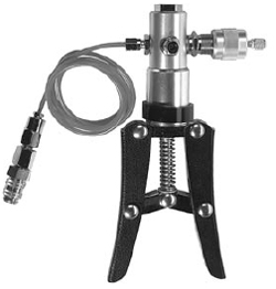 Bomba manual K/P para manómetro - hasta 25 bar - aire medio