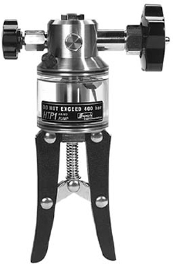 Bomba manual HTP1 - para manómetro - manual - hasta 700 bar - medio aceite y agua