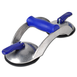 Veribor® blue line zuignap - 2 aluminium zuignappen - zuignapschijf Ø 120 mm - draagvermogen 50 tot 70 kg