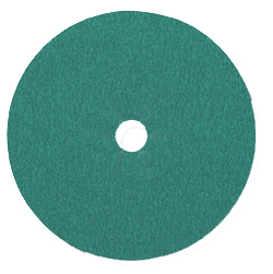 Discos de fibra CS 570 - agujero redondo Ø 16 a 22 mm - para acero inoxidable - tamaño de grano K 36 a K 120 - precio por unidad de embalaje