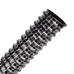 PVC - Tuyau d'aspiration - noir avec fils blancs - Ø intérieur 31 à 106 mm - 10 et 15 m - Prix par rouleau