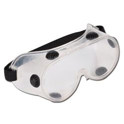 Gafas de protección de visión total Ventilación mediante 6 válvulas - Precio por unidad