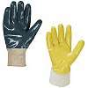 Guantes de punto recubiertos de nitrilo