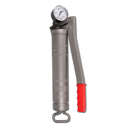 Handgreepvetspuit - met manometer - voor 400 g cartridges - DIN 1283