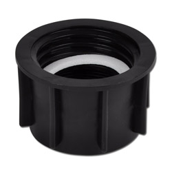 Adapter voor beschermcontainer - kunststof - binnendraad S 60 x 6 mm op 2" binnendraad