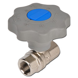 Zawór kulowy - Mosiądz - Miękkie zamknięcie - Gwint wewnętrzny Rp 1/4" do Rp 2" - DN 10 do 50 - PN 0 do 50