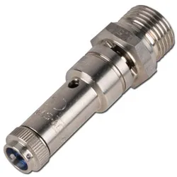 Válvula de seguridad (TÜV) - Aire comprimido - Acero inoxidable - DN 8 - 0,5 a 30 bar