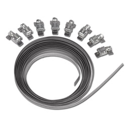 Kit de cinta sin fin - Cinta de acero inoxidable - Longitud 3 o 5 m - 8 cabezales plegables - Precio por juego