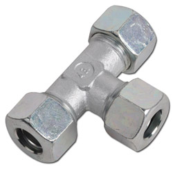 T-snijringverbinding - serie S - verzinkt staal - buis-Ø 6 tot 38 mm - PN 315 tot 630
