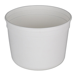Kunststoffbecher - 1.000 cm³ - Höhe 102 mm - Ø 142 mm - weiß - VE 390 Stück - Preis per VE
