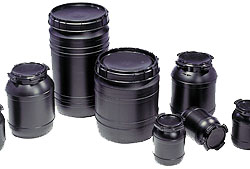 PE bung drum - conductive - airt- and waterproof - 26 or 75 l