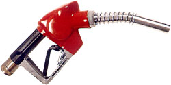 Tankpistool - aluminium - debiet tot 120 l/min - aansluiting 1" - met automatische uitschakeling en draaischarnier