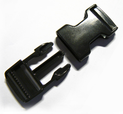Steckschloss - Kunststoff - für Gurtbänder Breite 25 mm
