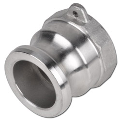Camlok-koppeling type A - mannelijk deel - VA - 1/2" tot 6" binnendraad - tot 16 bar