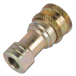 Quick coupling - Series HKT - galvanized steel, yellow chromated