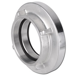 Acoplamiento fijo Storz - tamaño 110-A a 150 - rosca interior G 4"-6" - PN 16 bar - aluminio, latón y acero inoxidable