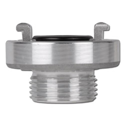 Acoplamiento fijo Storz - 25-D - rosca exterior G 3/4"-1 1/2" - PN 16 bar - distancia entre levas 31 mm - aluminio, latón, acero inoxidable