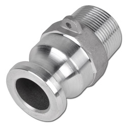 Hefboommofkoppeling - Kamlock-stekker - aluminium - type F/FF - buitendraad R 1/2" tot R 6" - DN 13 tot 140