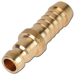 Enchufe rápido alta temperatura - DN 6 - espiga para manguera Ø 9mm - sin válvula