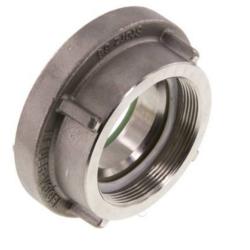 Storz-kobling - størrelse 65 - indvendig gevind G 2 1/2" - PN 16 bar - kabelafstand 81 mm - rustfrit stål 1.4581