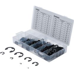 Assortiment de circlips E, 1,5 - 22 mm, 300 pcs.