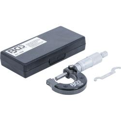 Micrómetro "BGS" - Precisión 0,01 mm - Rango de medición 0-25 mm