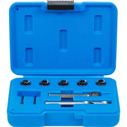 Set laspuntboorfrezen - in metalen koffer - 10-delig