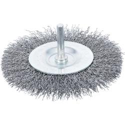 Ronde borstel - Ø 100 mm - grof gegolfd - 6 mm schacht "BGS"
