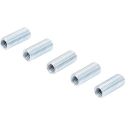 Douilles de réparation de filetage - Filetage femelle M6 x 1,0 mm, filetage mâle M8 x 1,0 mm - 5 pcs.