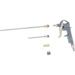 Juego de pistola de soplado de aire comprimido "BGS" - aluminio fundido a presión - con 3 boquillas