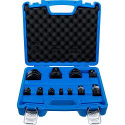 Juego de adaptadores y rótulas - 1/4" a 1" - 11 piezas