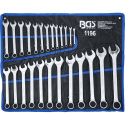 Steeksleutelset - CV-staal - 6 tot 32 mm - 25-delig - in roltas