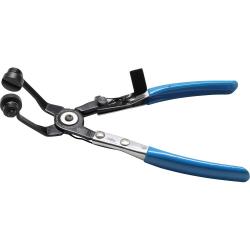 Alicates para abrazaderas de manguera - acodados - con función de carraca