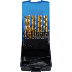 Twist Drill Bit - HSS - Titan Nitrided - 19-Partite - 1 To 10 mm