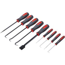 Needle and hook set - 9 pieces - Chrome Vanadium Steel