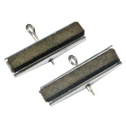 Vervangende remschoenen - voor artikel 1155 - 30 mm remschoenen - 2 stuks "BGS"
